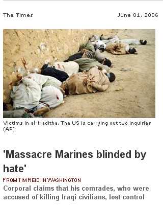 UK Times Smears our Marines (Updated with Response)