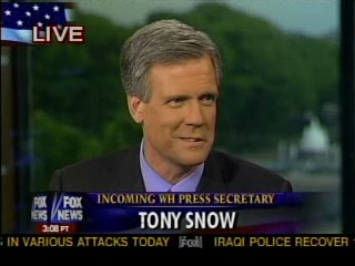 Brit Hume talks with Tony Snow about his new job