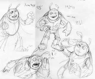 some june bug sketches