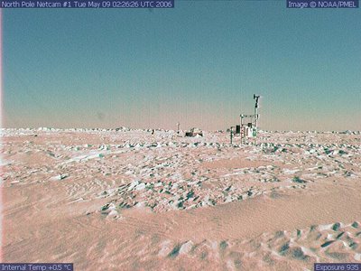 The North Pole from WebCam #1 on 9 May 2006