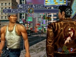 En Shenmue podemos hablar con cualquier NPC sobre un par de temas