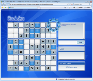 Sudoku application in the browser, created using .NET Framework 3.0