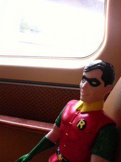 robin takes the train
