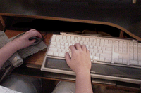 One-handed typing