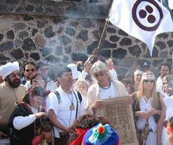 En Teotihuacan con el Cerrador del Ciclo, el Maestro Valum Votam se reunieron muchos de los aspirantes a Magos de La Tierra y quienes colaboran con la Difusion de este Despertar