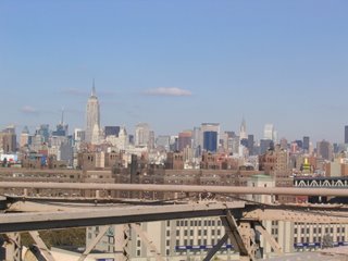 View of Midtown from the Brooklyn bridge
