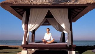 Conrad Bali Resort and Spa Yoga at Beach Bale