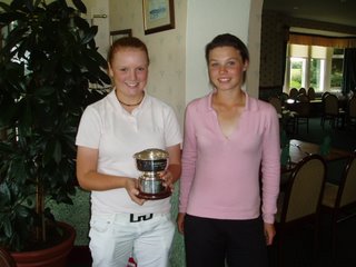 Eilidh Briggs (Junior Champion) and Lesley Cosh (Cowglen)- Click here for an enlargement