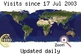Locations of visitors to this page