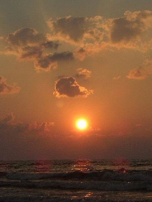 Sunrise over the Gulf of Mexico - Day before Hurricane Emily