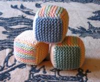 Knitted Baby Blocks