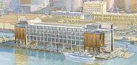 Queens Wharf Hilton - artist's rendering from the northeast