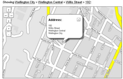 Willis St map on ZoomIn