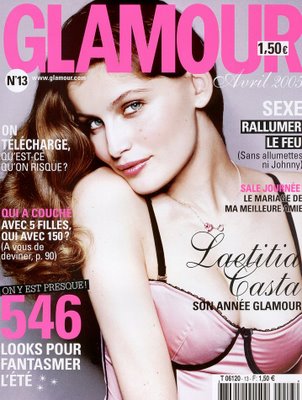 Laetitia Casta - Glamour Cover