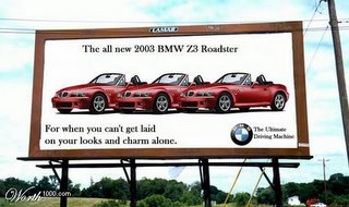 BMW roadsters: when you can't get laid on good looks and charm alone