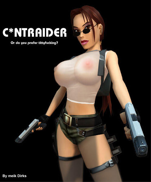 Sex Rider: Calentate con Lara Croft