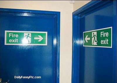 Fire exit daily funny pic