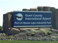 Grant County International Airport Sign