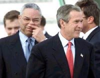 Bush et Powell