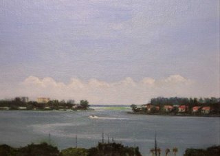 Peter Buchan oil painting View of Sarasota's Big Pass