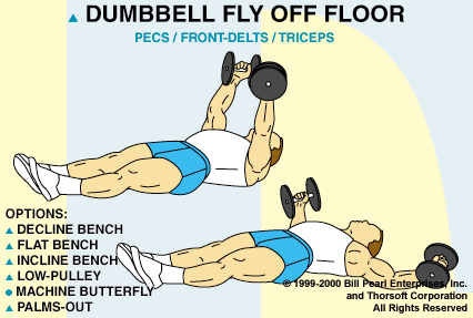 Floor Exercises Dumbbell Chest Exercises Floor