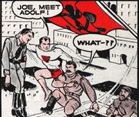 Superman captura a Hitler y Stalin