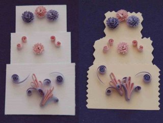 quilled wedding cake free quilling pattern