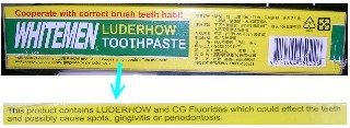 Whitemen Luderhow Toothpaste