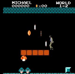 Michael Jackson Does Mario Bros.