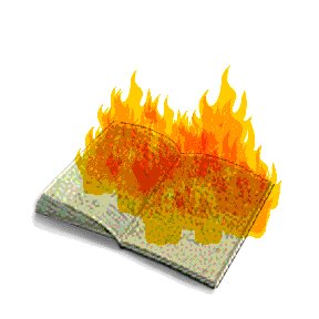 Libro quemando