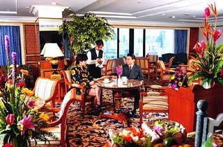 Lounge of Radisson Hotel Bangkok