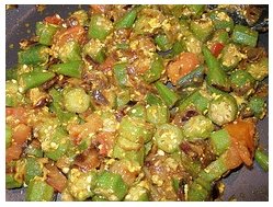 Okra Fry (Bhindi Fry) is Indian Vegetarian Recipes 