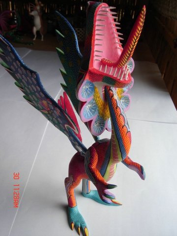 Oaxaca Pale Horse Galleries art crafts gifts and collectibles from Mexican indigenous artists and artisans alebrijes wood carvings ceramics textiles http://palehorsegalleries.vstore.ca/