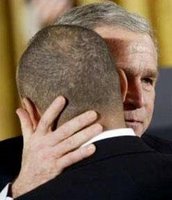 Photos emerged of Bush embracing Gannon