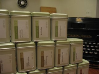adagio green tea samples