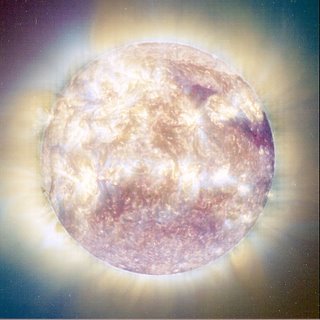 UV composite sun picture