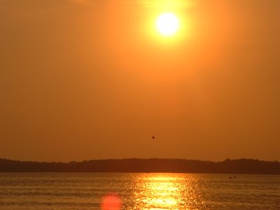 Sunset at Lake Carlyle