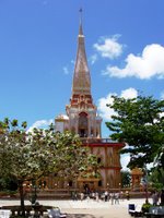 Wat Chalong - the tower where you find many Buddha images and have a good view to boot!
