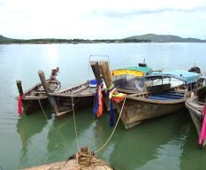 Boats at Laem Hin