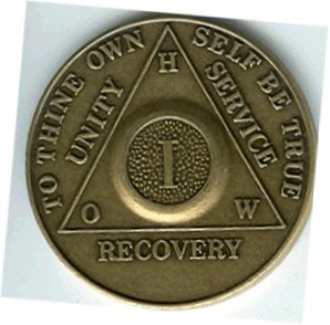 One Year AA coin!