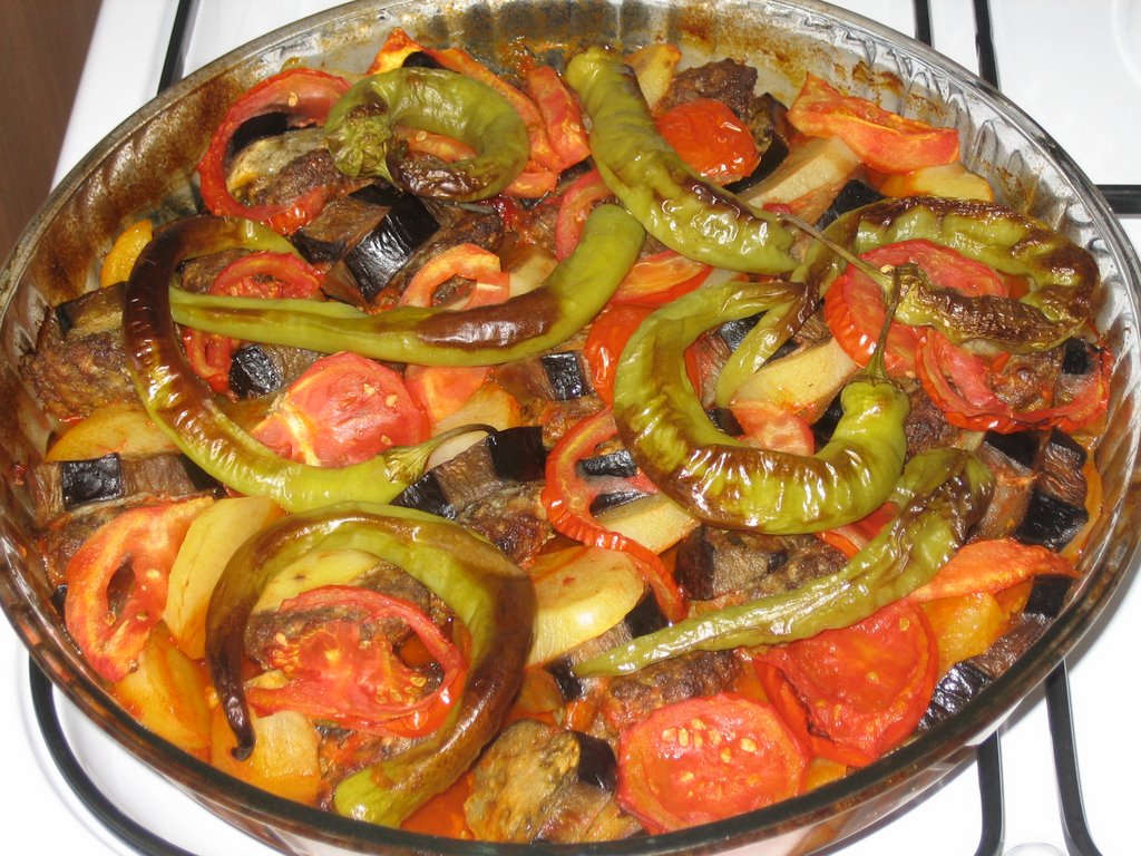 Fırında Domates Yapılışı Fırında Domates Yapılışı