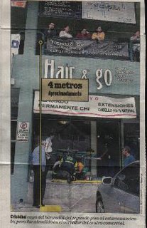 nota publicada en la sección local del periódico El Norte