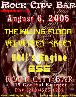 The Killing Floor and Velveteen Skeen at Rock City Bar