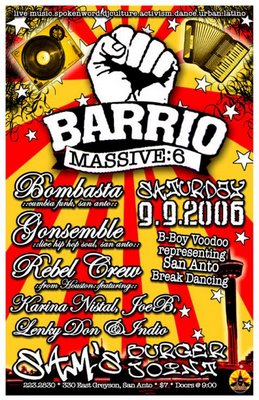 Barrio Massive 6 Bombasta Gonsemble and Rebel Crew