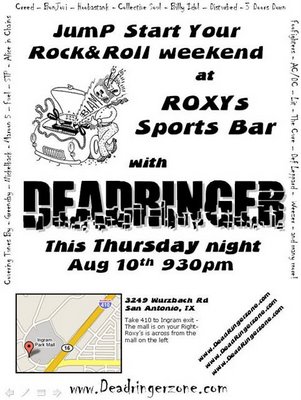 Dead Ringer at Roxy Sports Bar