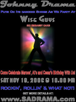 Johnny Drama at Wise Guys Birthday Bash