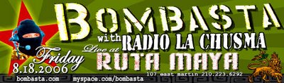 Bombasta and Radio La Chusma at Ruta Maya Aug 18