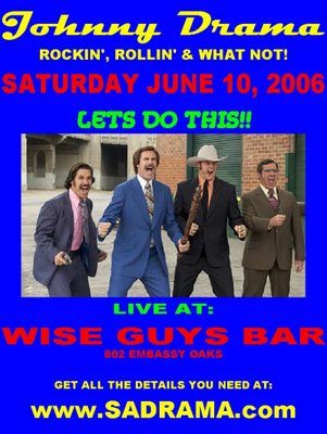 Johnny Drama at Wise Guys