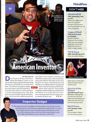 Featured in People Magazine April 1st Edition