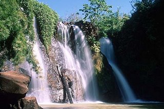 Kachang Waterfall in Ratanakiri Province Cambodia